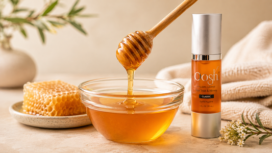 Natural honey as the key ingredient in a gentle honey based eyelid cleanser for daily eyelid hygiene