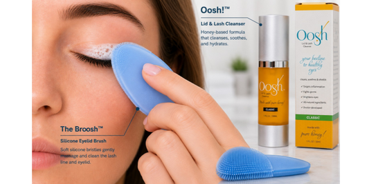 Blepharitis vs Dry Eye: Symptoms, Causes & Best Eyelid Cleanser | Oosh!