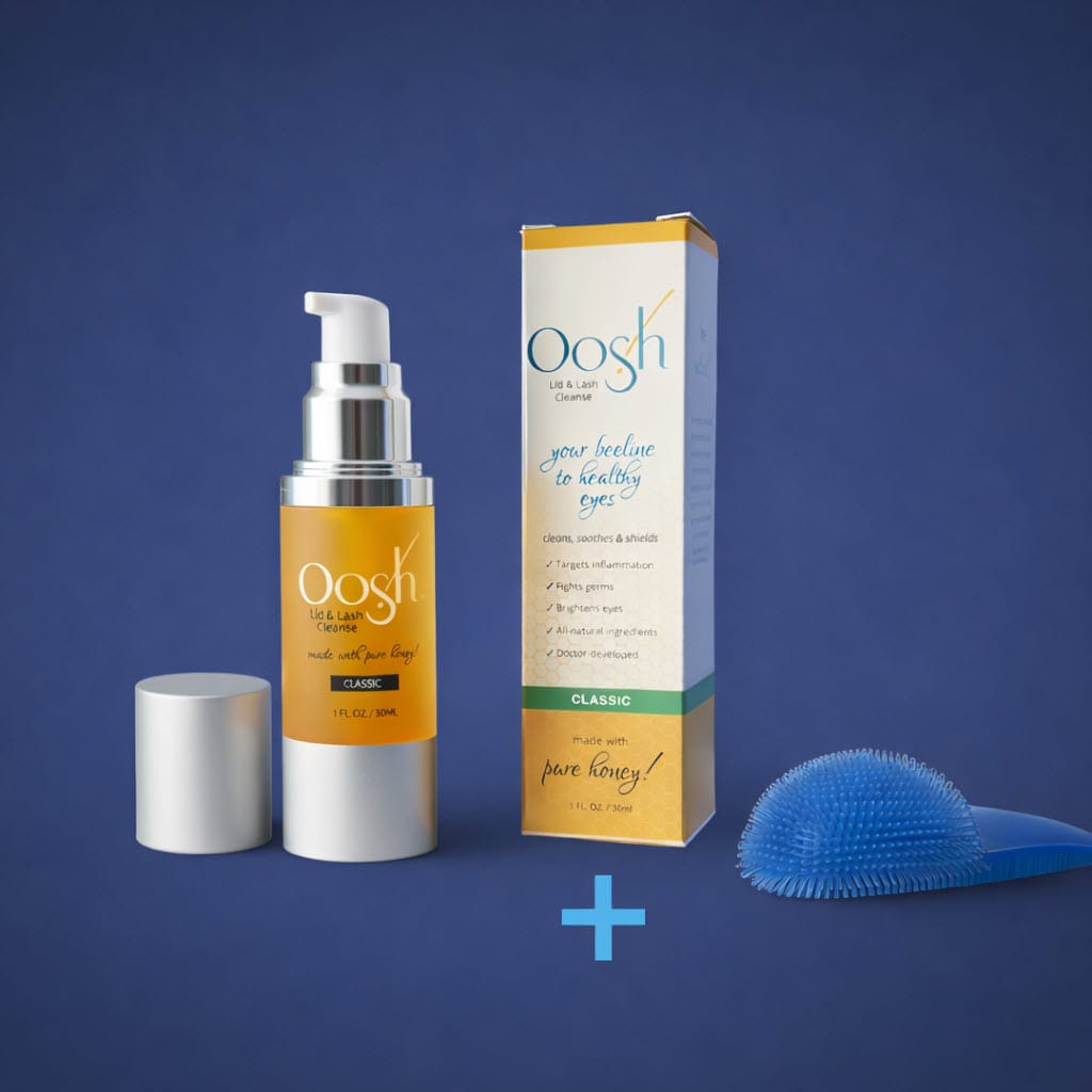 Oosh Classic and Broosh eyelid hygiene products bundle