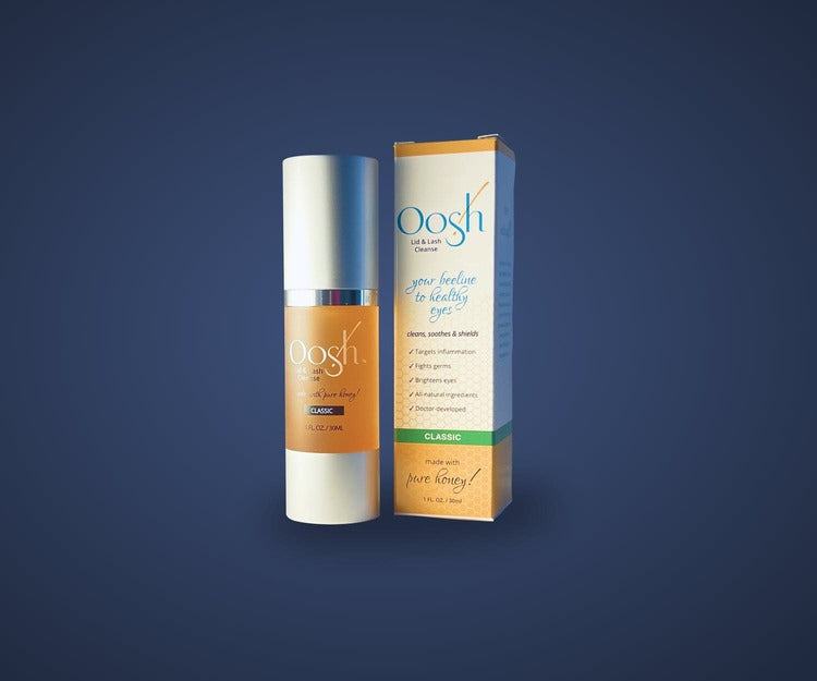 Oosh Classic natural honey eyelid cleanser